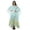 Aqua Blue, variant on Moomaya Women's Swimsuit Cover up Caftan Swimwear Sheer Turkish Kaftans Beach Long Dress