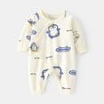 thumbnail image 2 of Yievot 0-6 Months Newborn Baby Boy Girl Onesies Bodysuit Long Sleeved Cartoons Printed Baby Rompers Boy Coverall Cotton Baby Boy Clothes 2025, 2 of 2