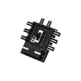 thumbnail image 2 of Seitruly Ventilador de computadora Hub Cooler Splitter Connector PWM Cooling 2 Level Speed ​​​​Controller Board Adaptador de toma de corriente Type7 NO7, 2 of 6
