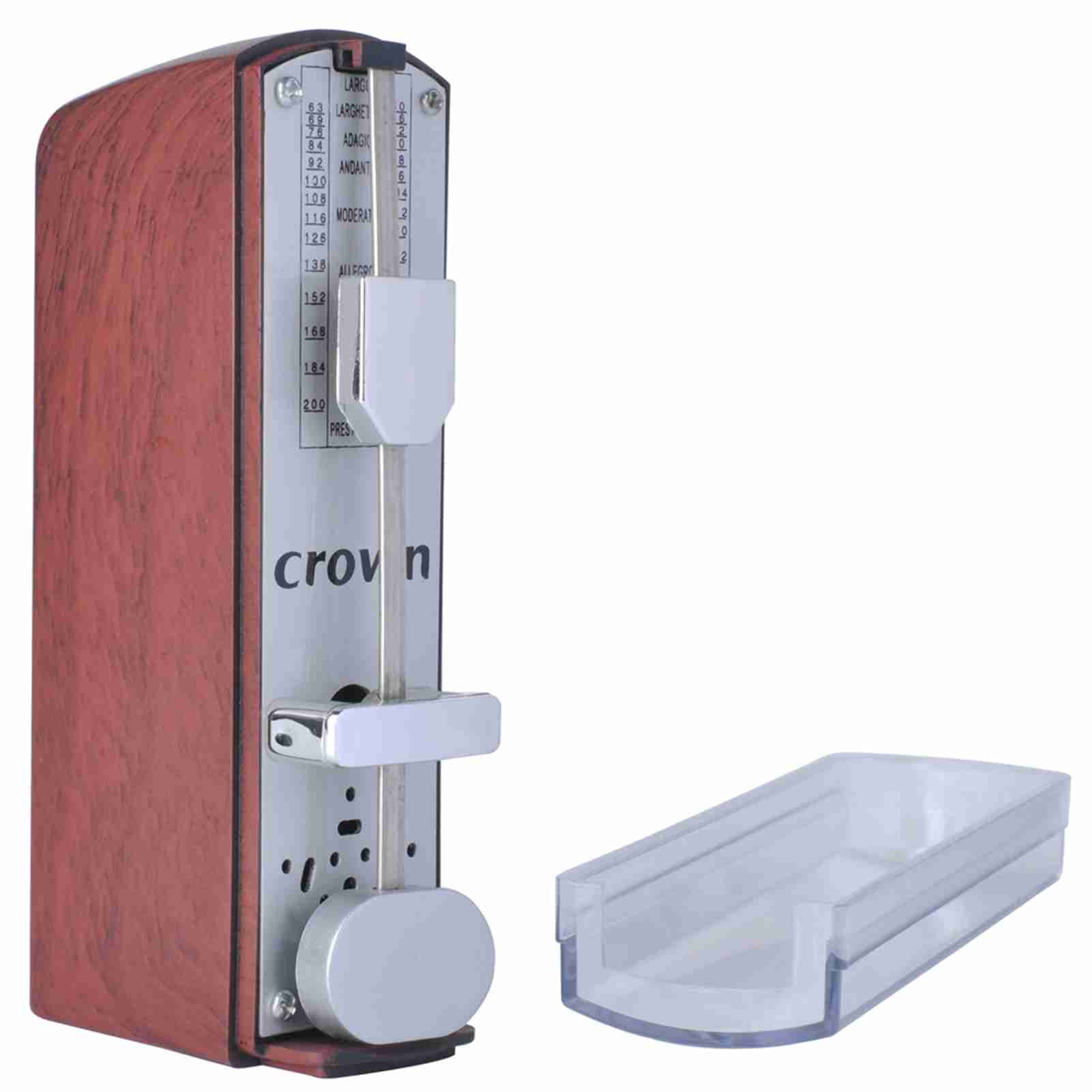 Mechanical Metronome Mini Mechanical Metronome, Portable Pocket Size with Wind Up Mechanism for Piano Guitar Violin Ukulele Chinese Zither Music Instrument