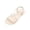 Beige, variant on Comfortable Flat Strappy Sandals, Women Flat Sandals Dressy Strappy Gladiator Summer Ankle Strap Nude Open Toe Comfortable Wedding Casual Leather Ladies Party Trendy Vacation, Beige 7.5
