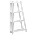 thumbnail image 7 of Giantex 4 Tier Floor Standing Bookcase, Ladder Bookshelf for Small Space, Narrow Display Rack, White, 7 of 7