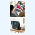 thumbnail image 4 of Bolsa Impermeable para Computadora Portátil, para Tableta, Bolso de Mano, Maletín Portátil para Computadora Portátil de 15 Pulgadas, Color Negro y Turquesa, 4 of 5