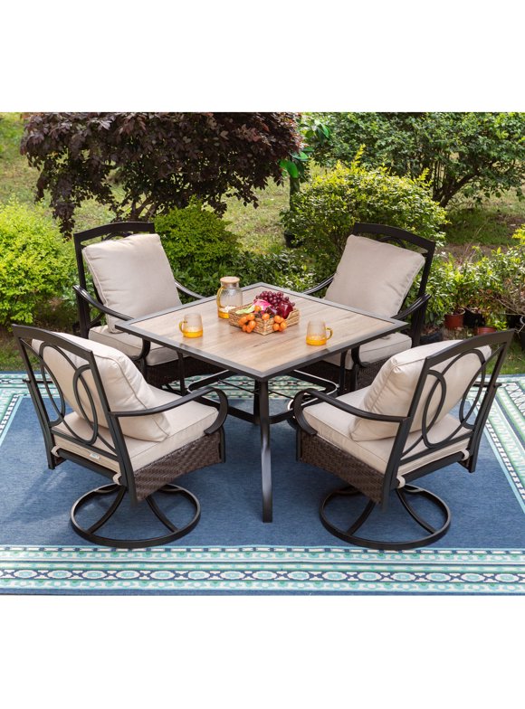 5 Piece Patio Dining Set in Patio Dining Sets