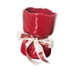 thumbnail image 4 of Jarrón de cerámica con arreglo floral, accesorio floral, adorno de escritorio, regalo de San Valentín. Rojo, 4 of 9