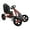 Red, variant on hauck Hurricane Racing Go Kart w/Low Profile Rubber Tires & Handbrake, Red