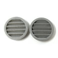 thumbnail image 3 of 12 Pack 2" Grey Round Plastic Louver Soffit Air Vent, 3 of 9
