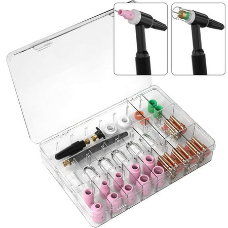 

68PCS Welding Accessories Stubby Gas Lens For TIG Welding torch WP-17/18/26