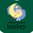 thumbnail image 4 of Inktastic Dreaming About Hockey Boys or Girls Baby Bib, 4 of 4