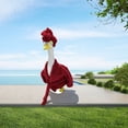 thumbnail image 6 of Porch Goose Outfits, Outdoor White Goose Statue with Costume set Garden Decor, for Holiday Porch ,Gooses Clothes Yard Accent for Home Decors Housewarming Gifts, 6 of 6