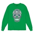 thumbnail image 5 of Philly Thing Sugar Skull Long Sleeve T-shirt Day of the Dead Dia de los Muertos, 5 of 7