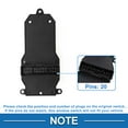 thumbnail image 4 of Interruptor de ventana eléctrica delantero izquierdo único para Honda Civic 2001-2005 No.35750S5A305ZA, 4 of 7