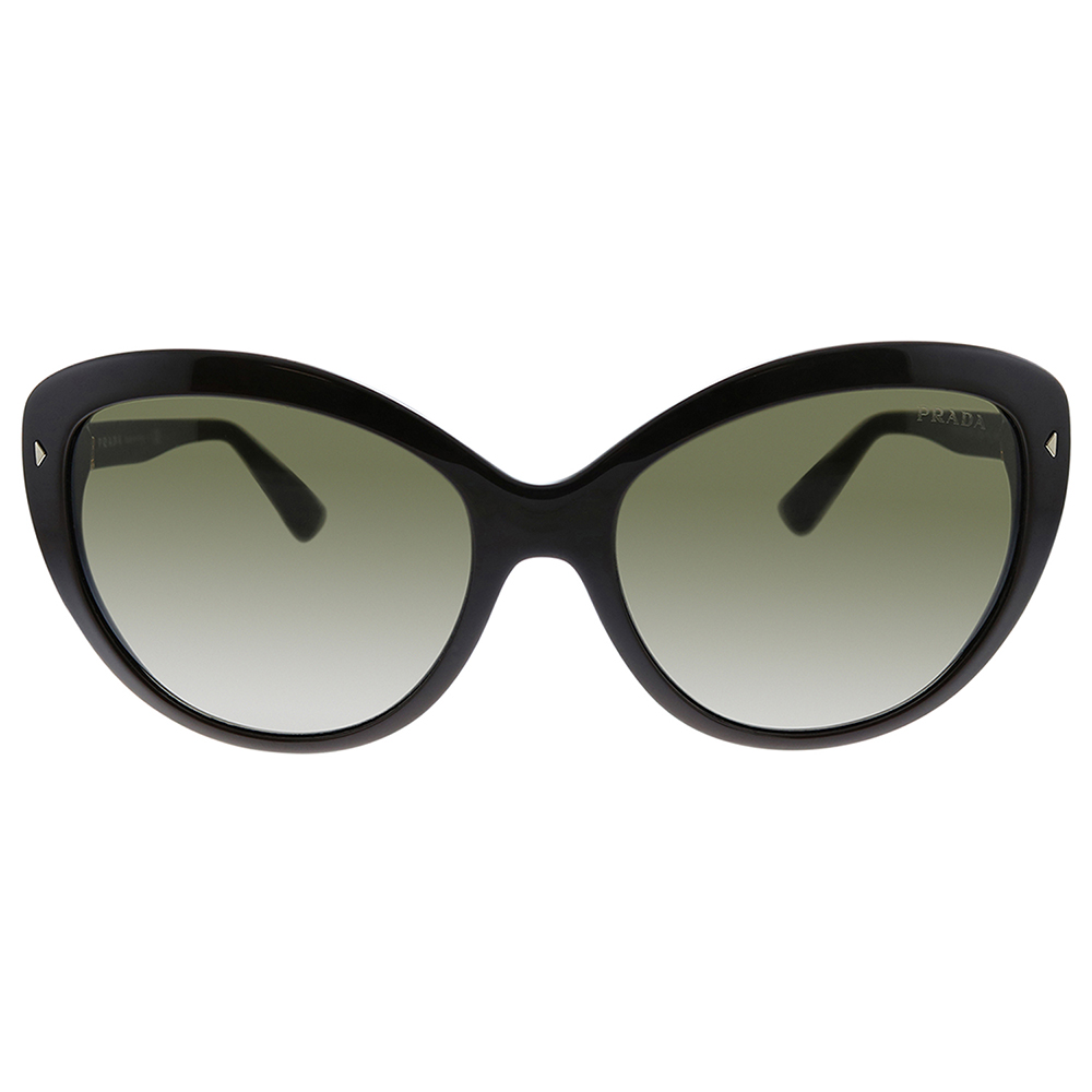 Prada PR 16SS Plastic Womens Cat-Eye Sunglasses Brown 57mm Adult - image 2 of 3