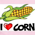 thumbnail image 2 of CafePress - I Love Corn Infant Bodysuit - Baby Light Bodysuit, Size Newborn - 24 Months, 2 of 4