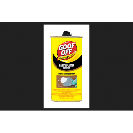 Goof Off Paint Splatter Remover 12OZ (Best Way To Get Paint Off Wood Deck)