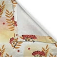 thumbnail image 5 of Ambesonne Rowan Grommet Curtain, Romantic Fall Season Tile, 50" x 108", Orange Red Peach, 5 of 6