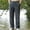 Gray Casual Pants for Men, variant on HOOMEUMY Men's Linen Drawstring Pants Loose Fit Elastic Waist Straight Leg Solid Color Trousers with Pockets Gray XL