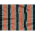 thumbnail image 5 of oneOone Rayon Dark Peach Fabric Striped Craft Projects Decor Fabric Printed By The Yard 56 Inch Wide, 5 of 5