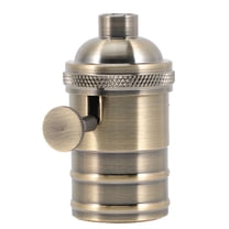 HIBIBUD 3 Way Lamp Socket Replacement Kits for Do Yourself E27 Bulb Light Screw Bracket