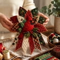 thumbnail image 5 of Festive Quilted Christmas Door Hanging DIY Sewing Kit; 3D Padded Patchwork Set for Beginners, Complete Fabric Kit for Front Door, Mantel, Wall, Office Decor, Gift for Craft Lovers,Cardinal, 5 of 7