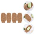 thumbnail image 2 of Khaki Exfoliating Gloves for Bathing Use with Rich Foaming Synthetic Material 4 Pieces, 2 of 8