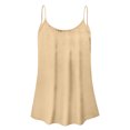 thumbnail image 4 of Long Vest,Flowy Tank Top for Women,Loose Cami,Pleated Dressy Swing Spaghetti Strap Camisole, 4 of 4
