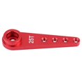 thumbnail image 3 of Brazo de dirección de metal Yuxing 25T mejorado WPL1627R para coche RC1:16 DIY Rojo, 3 of 5