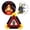 A, variant on ZZHZGZ Canada Sale Triple Function Solar Powered Emergency Warning Triangle Light Led Road Flare Hazard with Usb Rechargeable Battery Construction 4 Modes for Truck Van Suv