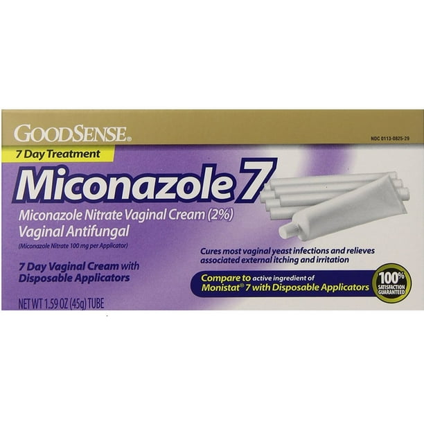 Good Sense Miconazole 7 Day Vaginal Cream with Disposable Applicators 1