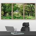 thumbnail image 2 of wall26 Framed Canvas Print Wall Art Set Southern Country Green Forest Tree Trail Nature Wilderness Photography Realism Rustic Landscape Colorful for Living Room, Bedroom, Office - 16"x24"x3, 2 of 5