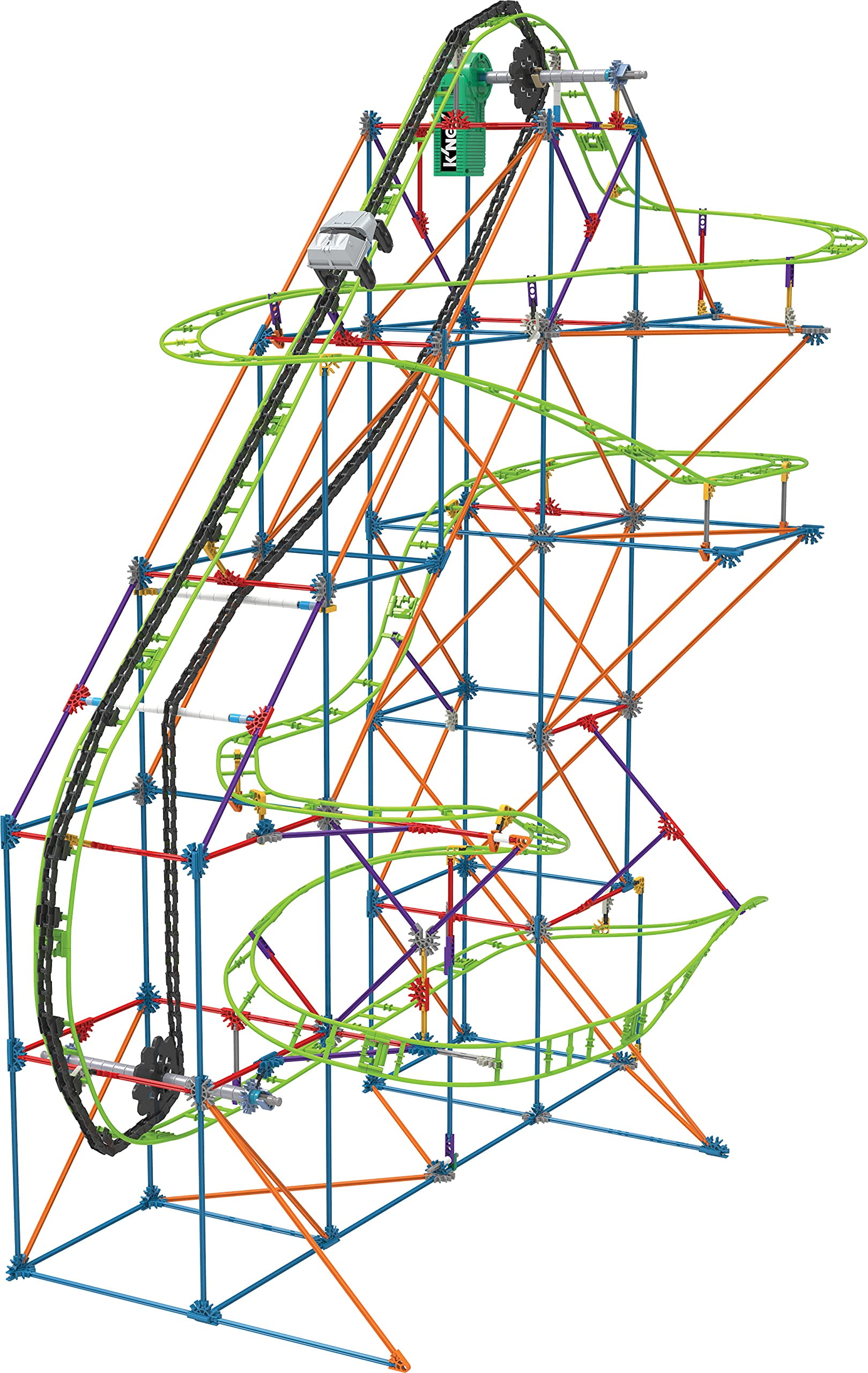 K'NEX TYPHOON FRENZY ROLLER COASTER BUILDING SET