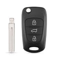 thumbnail image 4 of KEYYOU Remote Key Shell For Hyundai I20 I30 IX35 I35 Accent Kia Picanto Sportage K5 3 Buttons Flip Folding Remote Key Case, 4 of 6