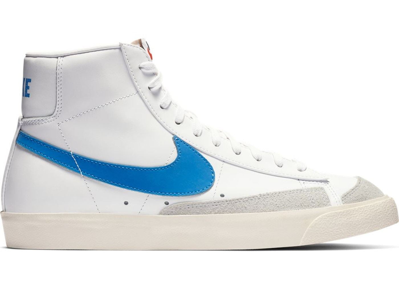 Nike - Mens Nike Blazer Mid '77 Vintage Pacific Blue White Sail BQ6806 ...