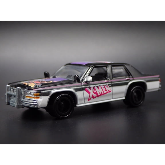 Open Box 1980-1991 FORD LTD CROWN VICTORIA THE UNCANNY XMEN 1/64 SCALE DIECAST MODEL CAR