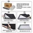 thumbnail image 6 of Exclusivo Mezcla Orthopedic Pet Bed for Medium Dogs 36"X24", L Shaped Waterproof Dog Beds with Removable Washable Cover, Gray, 6 of 7