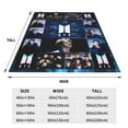thumbnail image 2 of Kpop BTS Blanket Ultra-Soft Flannel Dynamite Throw Blankets Merch Bedding Gifts for Room Bed Couch Decor, 2 of 8