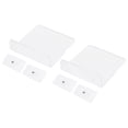 thumbnail image 3 of 2pcs Punch-free Floating Shelf Acrylic Transparent Shelf Wall-mounted Display Rack, 3 of 9