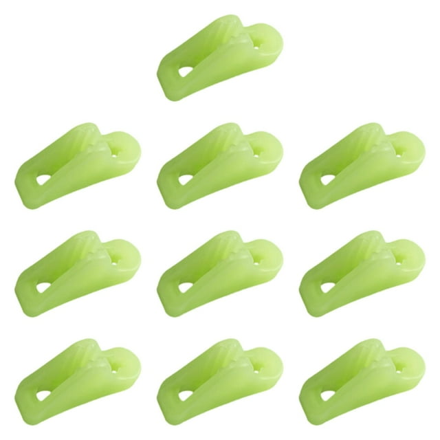 10 hebillas para cuerdas de viento para tiendas de campaña, de cuerdas tensoras para escalada, mochileros y viajes 32 cm x 1 cm x 17 cm