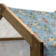 thumbnail image 5 of Space Pet House, Hand Drawn Astronauts with Rockets and Moon People in the Space Doodle Sketch Style, Outdoor & Indoor Portable Dog Kennel with Pillow and Cover, 5 Sizes, Multicolor, by Ambesonne, 5 of 5