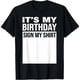 thumbnail image 1 of Playera de Mujer Talla XL para Fiesta de Cumpleaños "Firmen Mi Playera" - Negro, 1 of 7