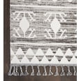 thumbnail image 5 of Nourison Asilah Modern Moroccan Grey/Ivory 5'3" x 7'11" Area Rug, (5' x 7'), 5 of 9