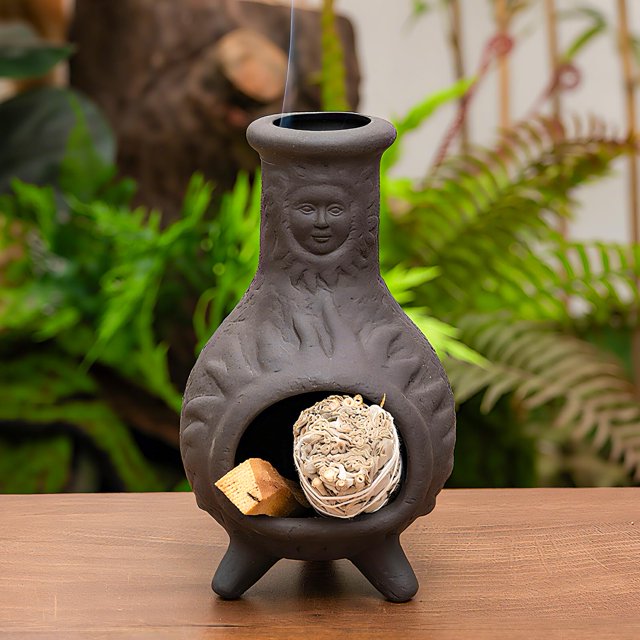 Soporte para Palo Santo y quemador de conos de incienso MOUGIGI hecho a mano