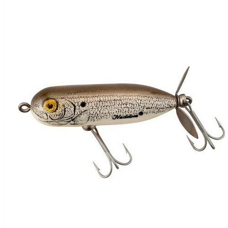 Heddon Baby Torpedo Topwater Hardbait 2.5 inch, Brown Craw, 3/8 oz