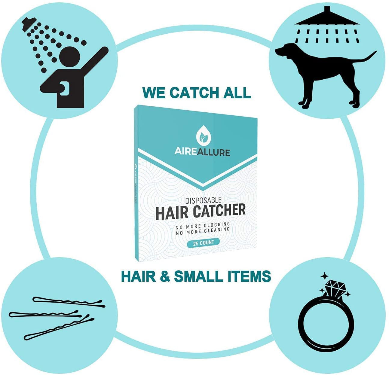 Disposable Drain Hair Catcher, 2Roll Mesh Shower Drain Covers, Disposable  Drain Hair Catcher Stickers, Drain Sticker with 2 Scrapers, Shower Drain