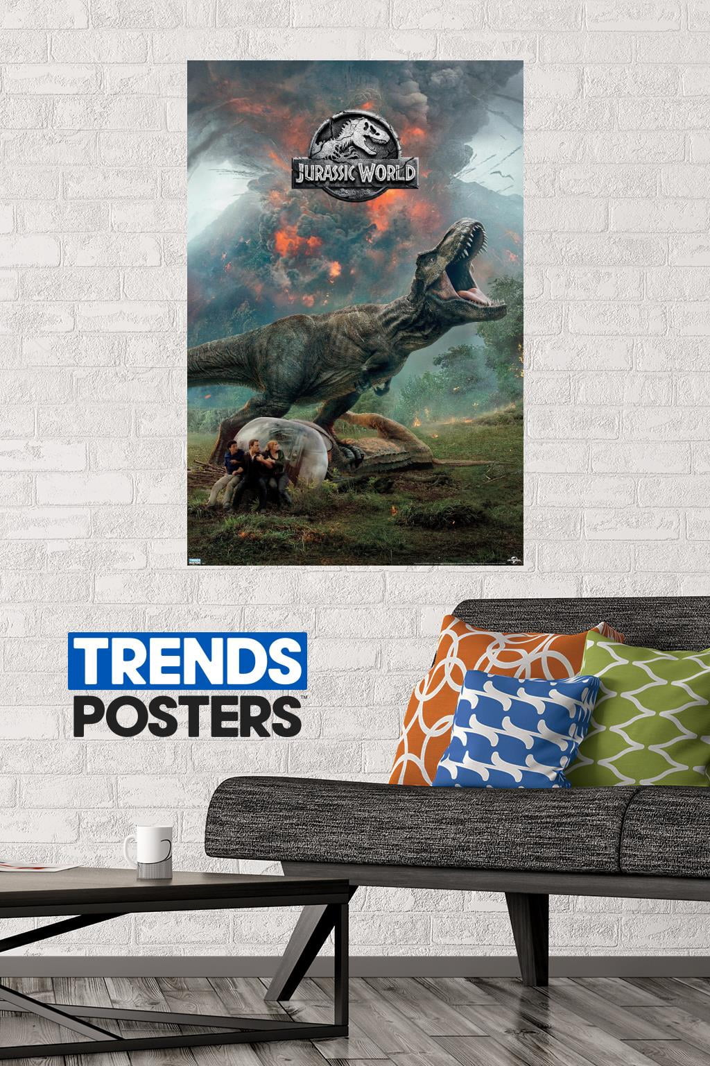 Jurassic World: Fallen Kingdom - Volcano Wall Poster, 22.375" x 34"