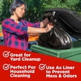 thumbnail image 4 of 64-65 Gallon Trash Bags Heavy Duty, (50 Count) 50 x 48” Extra Large Trash Bags, Black - Made In USA, 4 of 7