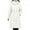 White, variant on MIUOWANP Womens Coats Fall Women's New Long-sleeved Solid Color Hooded Lace-up Fashion Coat Red XL