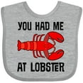 thumbnail image 3 of Inktastic Funny Lobster Lover Kids Seafood Boys or Girls Baby Bib, 3 of 4