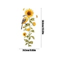 thumbnail image 3 of Diceymbol 2025 New Easter Stickers Living Room Dining Room Holiday Ambiance Wall Decoration Wall Stickers Easter Sunflower Wall Decal, 3 of 6