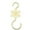 Gold, variant on ‌10-Pack Snowflake Ornament Hooks – Heavy Duty Christmas Tree Hangers for LED Lights, Wreaths & Glass Baubles (Metal S-Hooks)‌